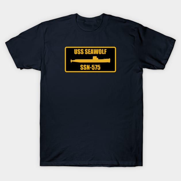 USS Seawolf Patch T-Shirt by Firemission45